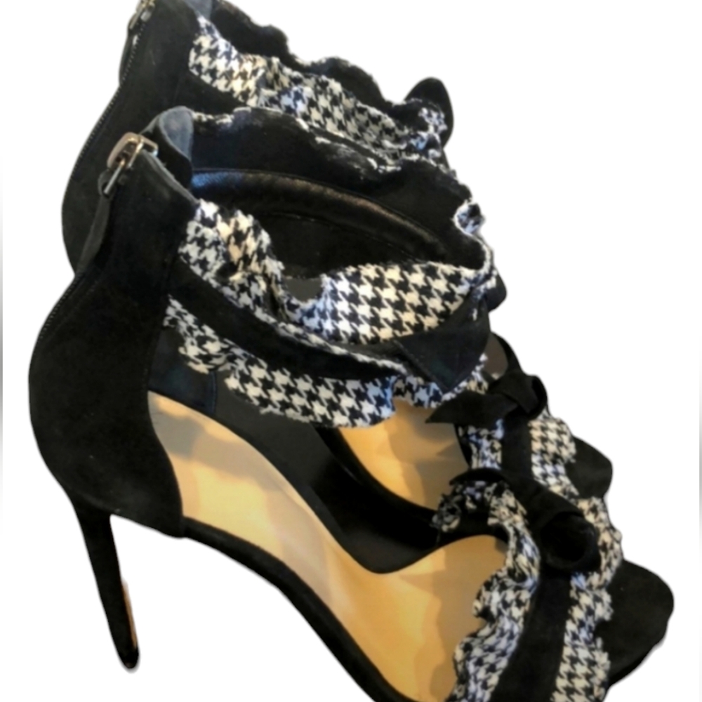 Alexandre Birman Ruffle/ Houndsooth